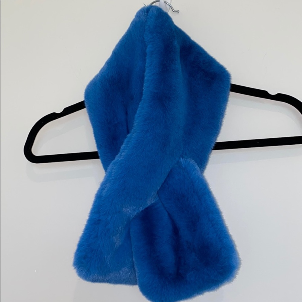 So so so soft blue scarf